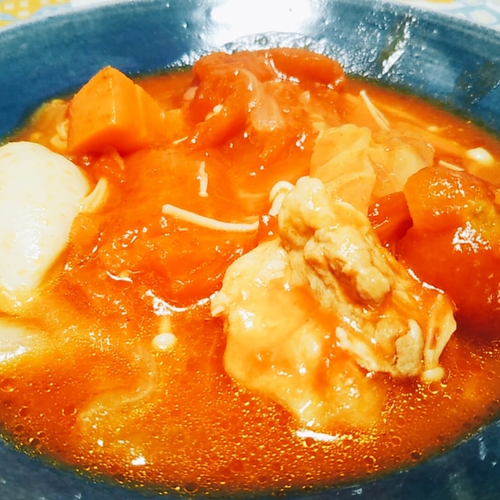 トマト缶で!鶏肉のトマト煮込み